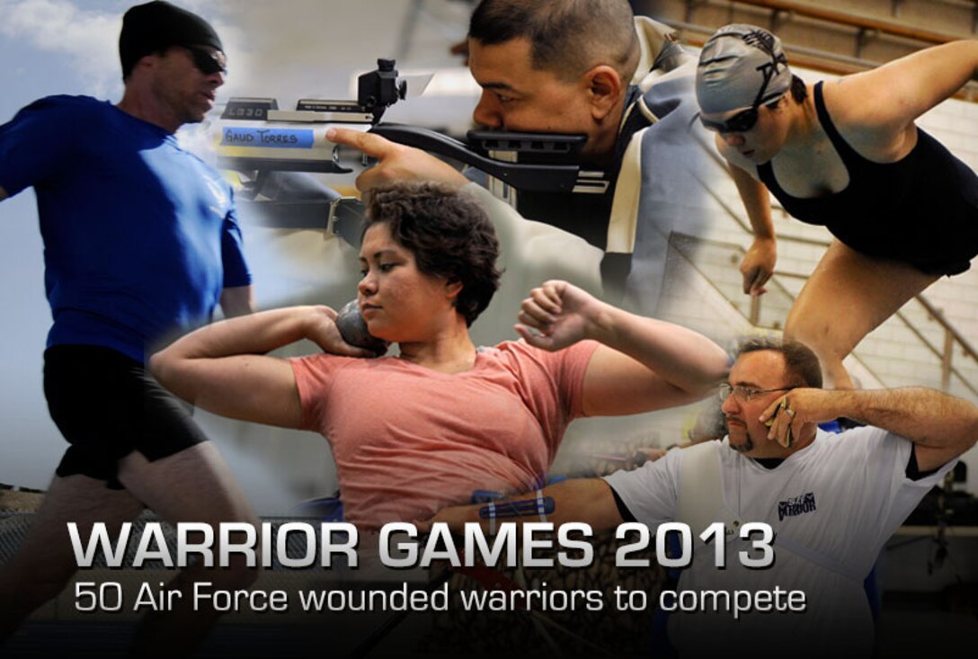 Warrior Games 2013: 50 AF wounded warriors test their mettle.