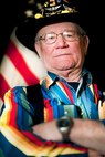 MINOT AIR FORCE BASE, N.D. -- Richard Stark, retired Army helicopter engine repairman. Stark was born in 1943 in Turtle Lake, N.D., and joined the Army at the age of 18. (U.S. Air Force photo/Tech. Sgt. Aaron Allmon)