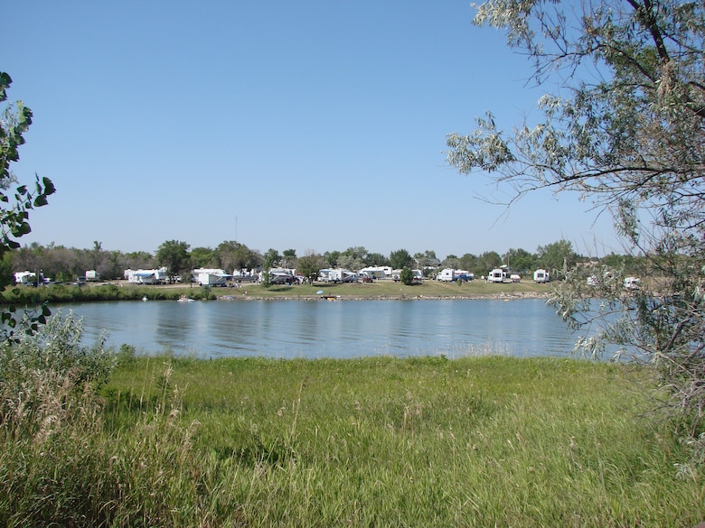The East Totten Trail Campground is among the several public recreation areas on Lake Sakakawea near Riverdale, N.D.