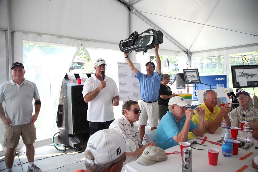 The 13th Reconnaissance Squadron, 940th Wing hosted a golf tournament at the Lincoln Hills Golf Course in Lincoln, CA May 3 to raise funds for the 13 RS booster club. The golf tournament attracted hundreds of participants from the local area. (U.S. Air Force Photo/ TSgt Kenny McCann)