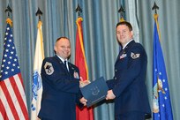 U.S. Air Force personnel at Joint Base San Antonio received their associates, bachelors, and masters degrees May 3, at a ceremony in the Fleenor Auditorium Joint Base San Antonio-Randolph. The Community College of the Air Force provides two year applied science degrees as part Air University's military education system. (U.S. Air Force photo by Benjamin Faske) (released)