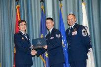 U.S. Air Force personnel at Joint Base San Antonio received their associates, bachelors, and masters degrees May 3, at a ceremony in the Fleenor Auditorium Joint Base San Antonio-Randolph. The Community College of the Air Force provides two year applied science degrees as part Air University's military education system. (U.S. Air Force photo by Benjamin Faske) (released)