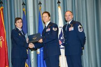U.S. Air Force personnel at Joint Base San Antonio received their associates, bachelors, and masters degrees May 3, at a ceremony in the Fleenor Auditorium Joint Base San Antonio-Randolph. The Community College of the Air Force provides two year applied science degrees as part Air University's military education system. (U.S. Air Force photo by Benjamin Faske) (released)