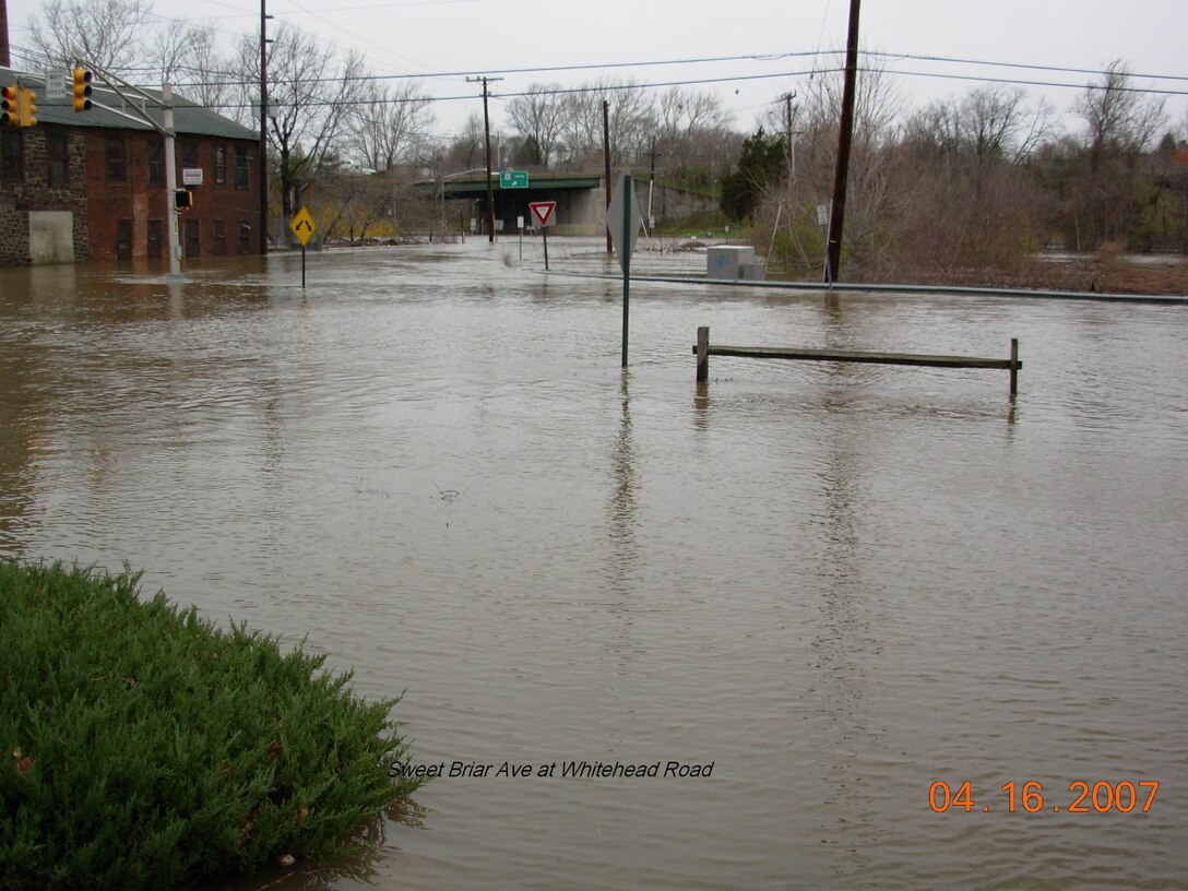 Hamilton Township along Assunpink Boulevard, Sweet Briar Avenue, Rutgers Avenue and Carnegie Avenue on the Assunpink Creek has experienced frequent flooding and environmental degradation. 