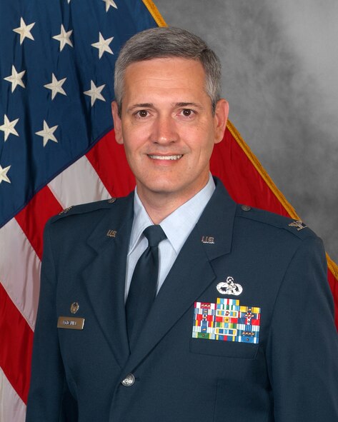 Col. Michael McDaniel, 71st Mission Support Group commander. 
