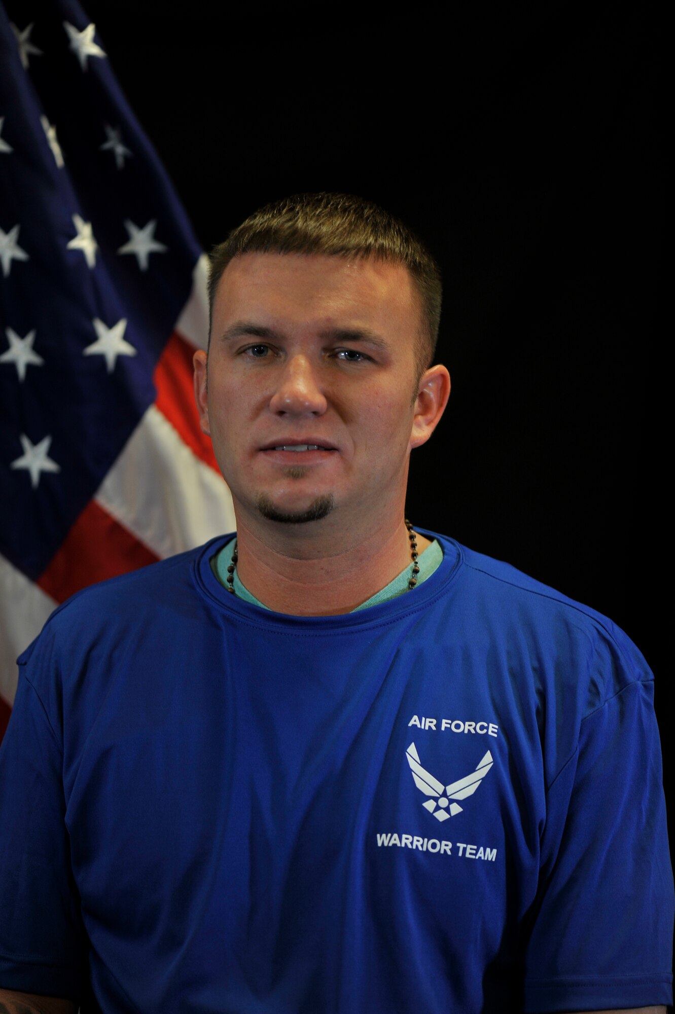 Retired Staff Sgt. Larry Franklin, one of 50 Airmen or former Airmen participating in Warrior Games 2013.