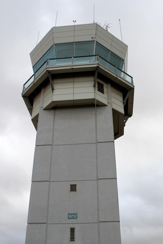 The Air Traffic Control facility aboard Marine Corps Air Station Miramar, Calif., is the hub for separating and controlling aircraft entering its airspace. Marines in the tower communicate with the aircraft as well as with Marines in the radar room, all to ensure a safe and expeditious landing or take-off.