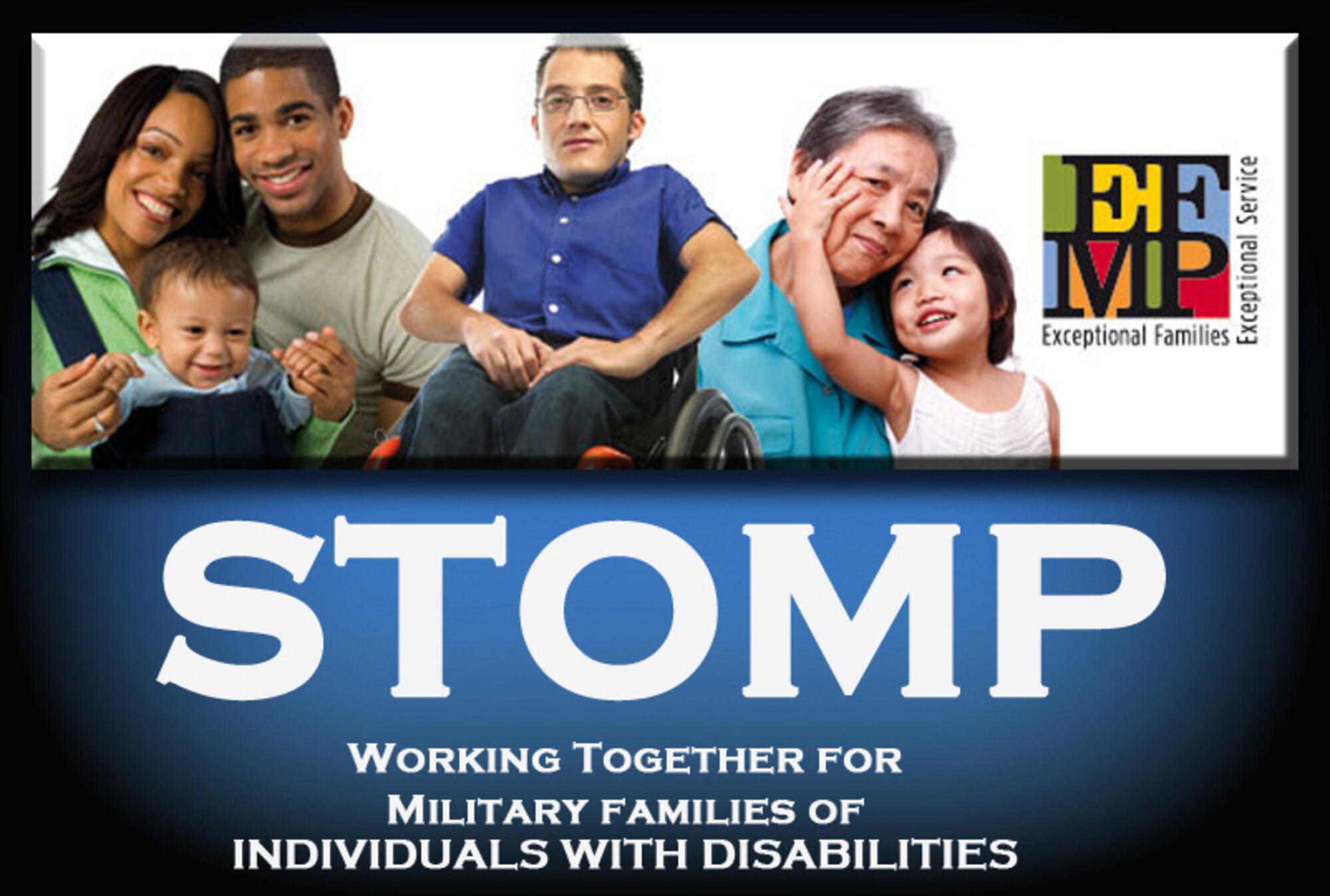 A Specialized Training of Military Parents workshop to give parents knowledge of disability laws, regulations and resources was held at Cannon Air Force Base, N.M., May 7 and 8, 2013. (Courtesy graphic/Desiree Ann Montenegro)