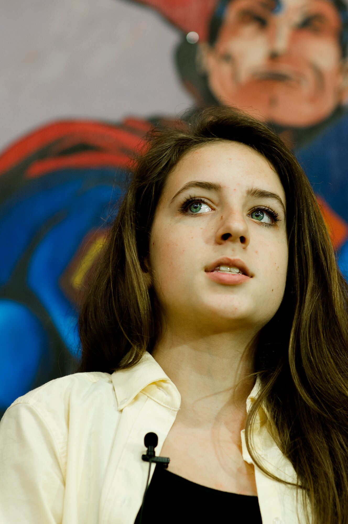 Sarah, daughter of Col. Jim Slife, commander 1st Special Operations Wing, watches over the “See you Soon” event held by the Military Child Education Coalition’s Student 2 Student program at the Fort Walton Beach High School gymnasium at Fort Walton Beach, Fla., May 2, 2013. The event was a night to remember with each child receiving their own teenager to assist them, packing mail out boxes, creating love bracelets, writing letters and taking pictures. (U.S. Air Force photo/Airman 1st Class Christopher Callaway) 