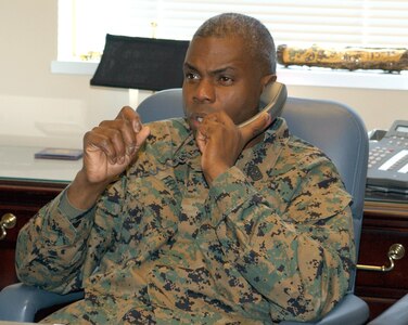 Marine Corps. Sgt. Maj. Scott Frye
