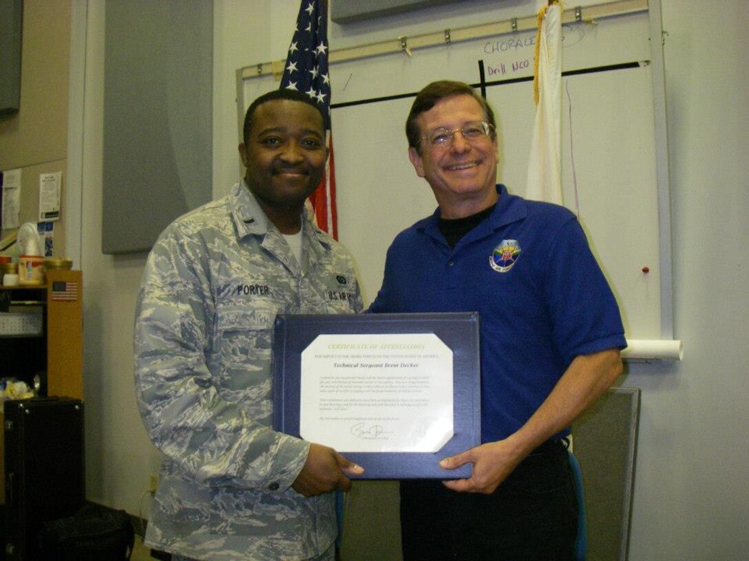 TSgt Brent Decker Retires