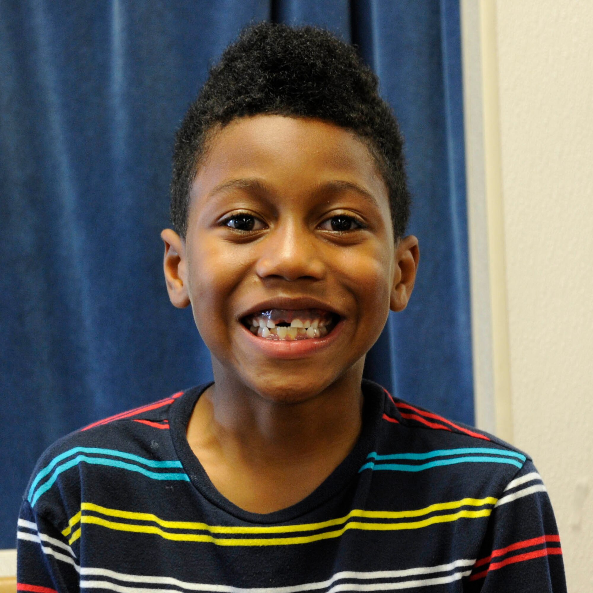 Malcolm McCollum, 8-year-old son of Staff Sgt. La Meisha Davis, 87th Communications Squadron

“My mom teaches me how to be responsible and take care of myself.”