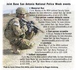 Joint Base San Antonio National Police Week events graphic
