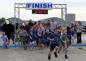 DAYTON, Ohio (05/2013) -- Participants get ready for the 1-mile kids' fun run, which orbited "Jupiter," during Space Fest on May 4 at the National Museum of the U.S. Air Force. (U.S. Air Force photo by Don Popp)