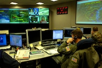 U.S. Northern Command personnel will monitor the Super Bowl on Feb. 5 in the joint operations center, the command's state-of-the-art communications and situational-awareness hub. 