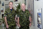 Lt.-Gen. Marc Dumais and Command Chief Warrant Officer Eric Christensen, commander and command chief warrant officer of Canada Command, visit U.S. Northern Command headquarters in Colorado Springs, Colo., June 29-30, 2006. 