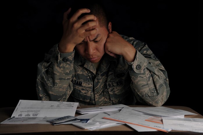 According to Air Force Instruction 36-2906, Personal Financial Responsibility, consequences for financial irresponsibility may lead to involuntary allotments made on behalf of the creditor or garnished pay. With the help of resources such as classes and workshops held by the Airman and Family Readiness Center, counteracting and even preventing finances from becoming an issue is the first step to financial freedom. (U.S. Air Force photo by Airman 1st Class Monet Villacorte)