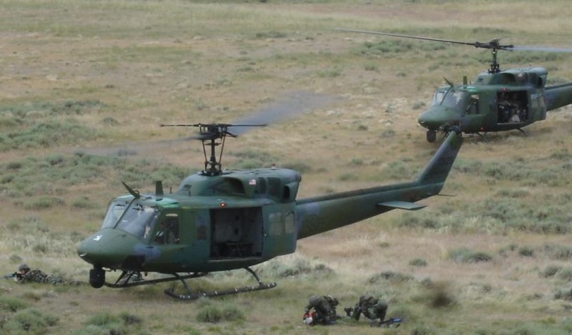 Uh 1n Huey U S Air Force Fact Sheet Display