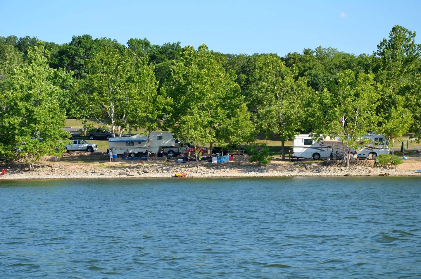 BRANSON, Mo. -- The Army Corps of Engineers parks on Table Rock Lake are now open for the 2013 camping season.  Moonshine Beach will open on May 15.   