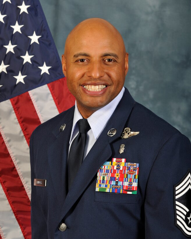 Chief Master Sergeant Rodney L. Lindsey is the Superintendent, 779th Medical Group, Joint Base Andrews Naval Air Facility Washington, Maryland.  (U.S. Air Force Photo)