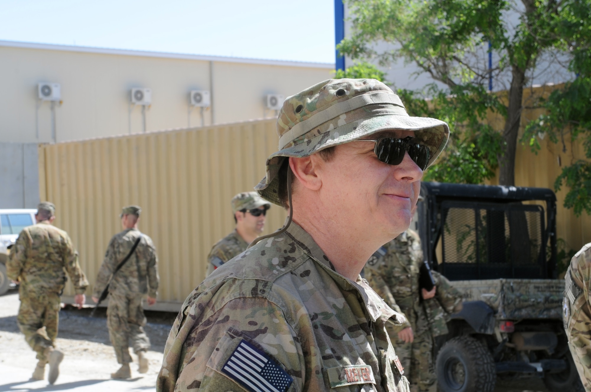 Jeffrey Meyer, 36th Wing historian, is currently deployed to the 455th Air
Expeditionary Wing, Bagram Airfield, Afghanistan, collecting thousands of
documents and writing monthly wartime wing history reports. Meyer's path to
being a historian began more than three decades ago when he built
models of sunken ships.
