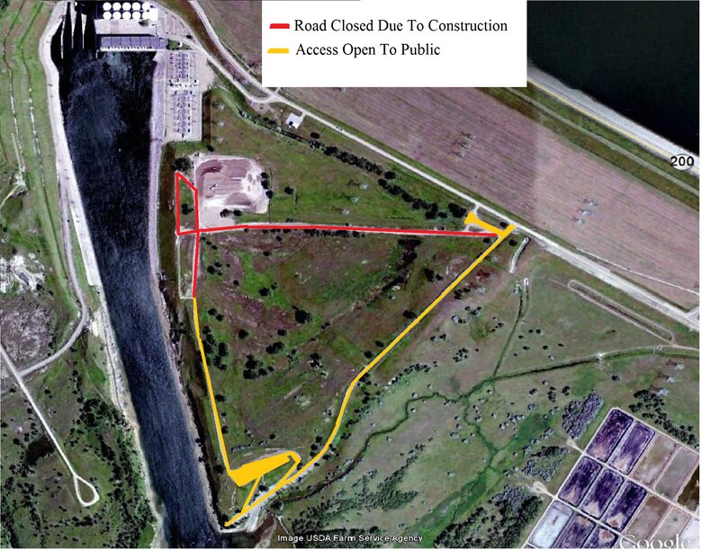 The East Tailrace access road will be closed today, May 13, 2013 until the fall of 2013 for the construction of a new switchyard for the Garrison Dam Powerplant. The East Tailrace can be accessed using the Tailrace Boat Ramp Road and the upper parking lot. Detour signs will be set up to show the new access route. A new East Tailrace access road will be constructed in the future around the south side of the new switchyard. 