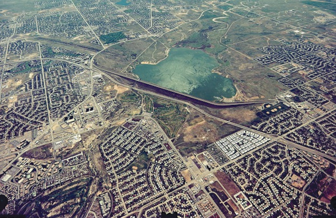 Cherry Creek Dam and Reservoir Project near Aurora, Colo. 