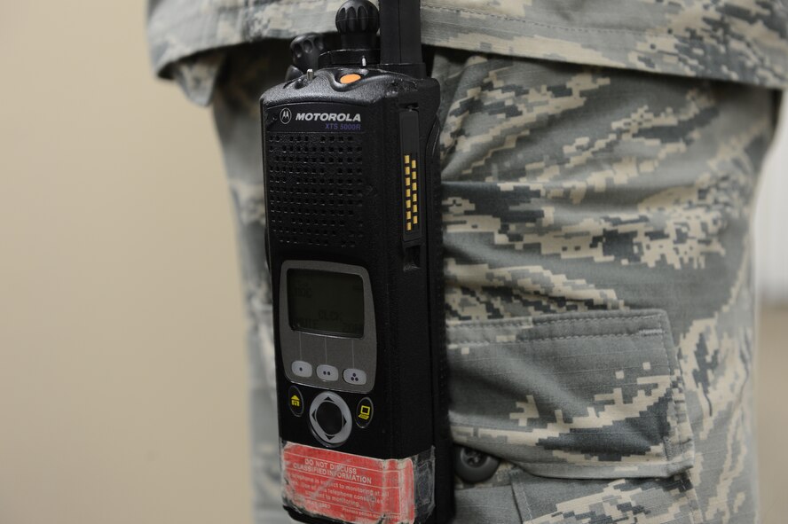 Two-way radios, as well as other communication devices are essential to Team Shaw completing its mission daily and would not be available without the efforts of the 20th Fighter Wing Communications Squadron. The 20th CS is responsible for ensuring such devices are available and functional at all times. (U.S. Air Force photo by Airman 1st Class Daniel Blackwell/Released)