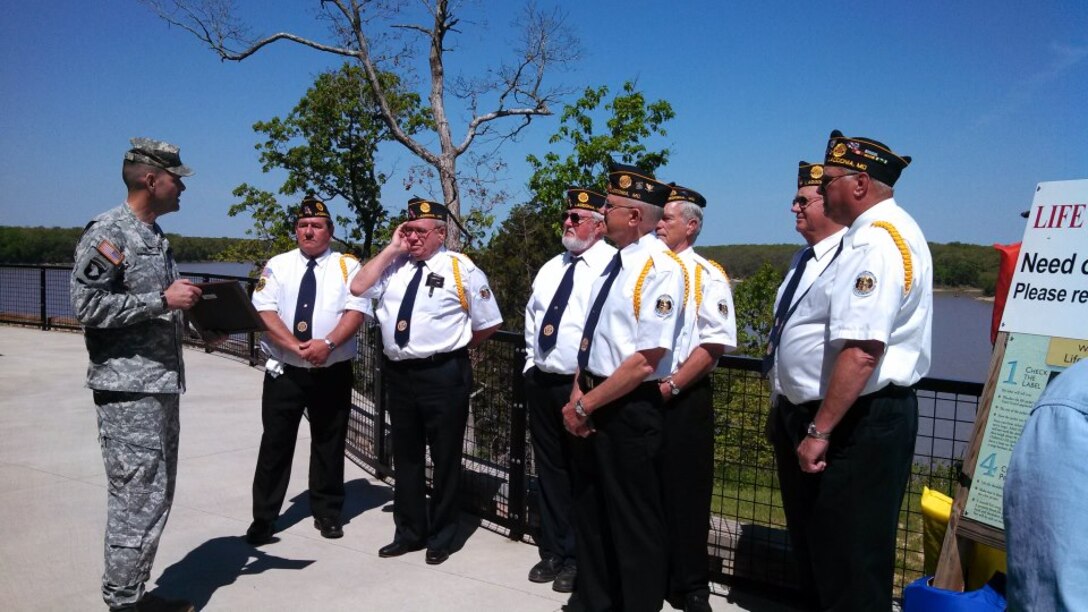 The American Legion Post 510 helped with events at the M.W. Boudreaux Memorial Visitor Center, May 13, 2013. They also filmed a PSA along with Col. Hall about wearing your lifejacket! 