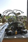 Combat engineers with Marine Wing Support Squadron 272 took to the field to refresh the Marines’ proficiency with different tactics used to breach concrete walls and doors as wells as different methods to use explosives, May 7. The Marines are stationed aboard Marine Corps Air Station New River but they strive to maintain proficiency on the entire military occupational specialty mission-essential task list.