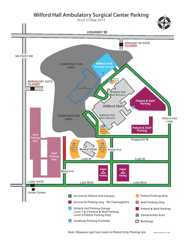 Information on the new WHASC parking garage > 59th Medical Wing > Article Display