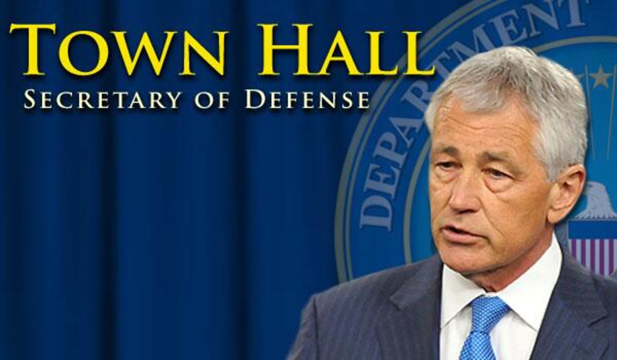Defense Secretary Chuck Hagel announced plans for 11 furlough days at a meeting May 14, 2013. (Defense Department photo)