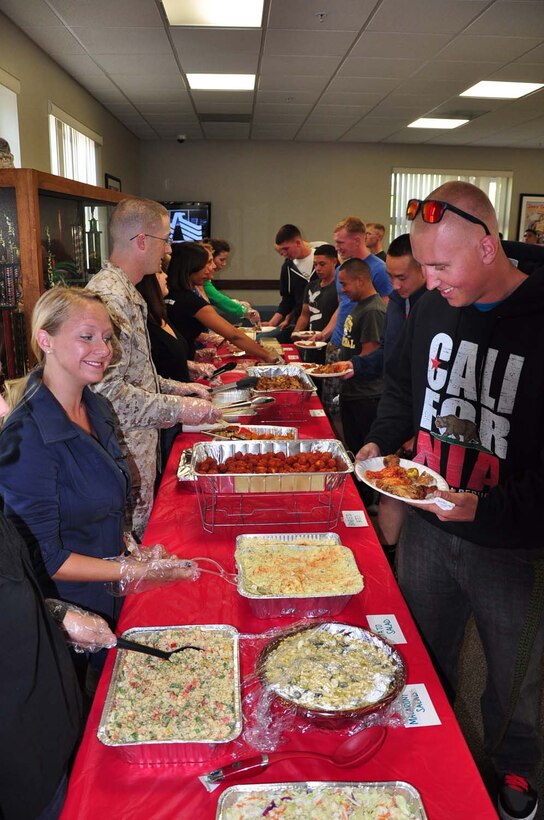 Barracks Dinner (wings night)