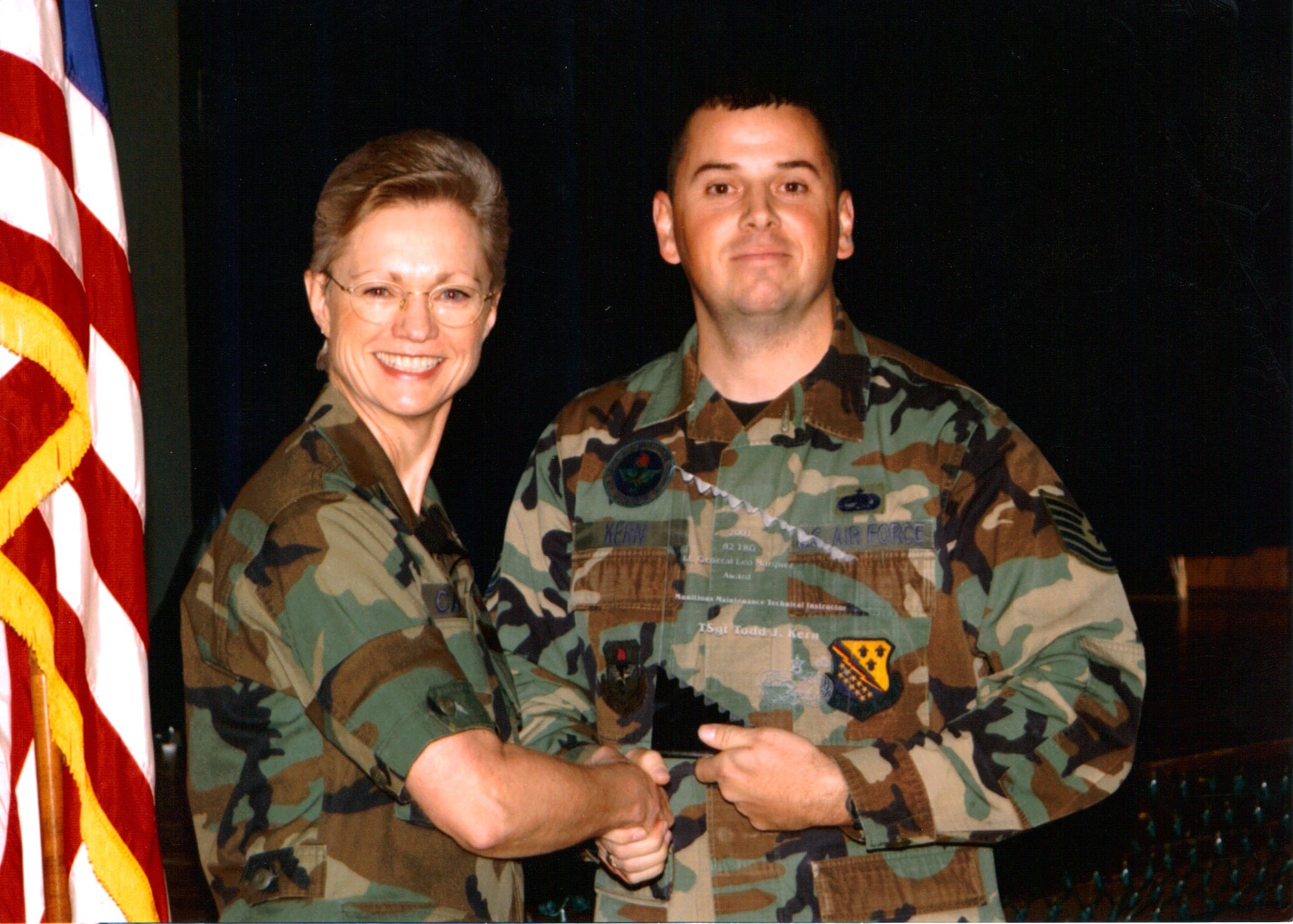 Todd Kern served as a technical training school instructor at Sheppard Air Force Base, Texas, from 1998 to 2002. (Courtesy photo)