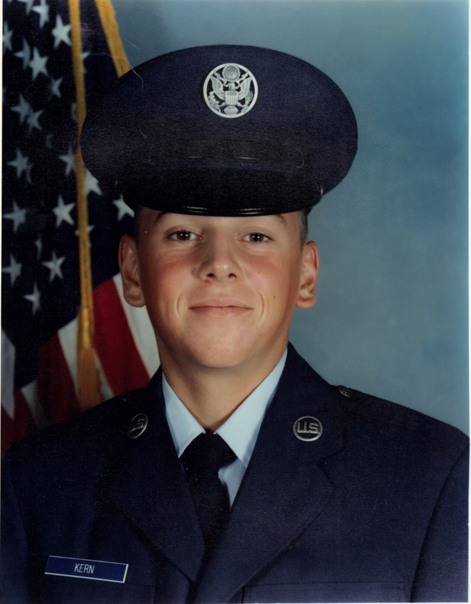 Todd Kern as a trainee during Basic Military Training. (Courtesy photo)