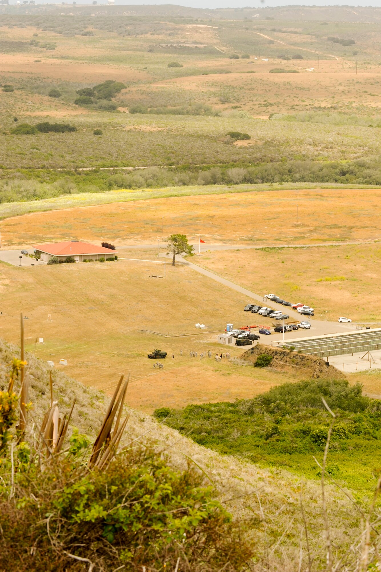 VANDENBERG AIR FORCE BASE, Calif. – A view from the top of the mountain where competitors had to reach during a competition for National Police Week here Tuesday, May 14, 2013. The 30th Security Forces Squadron held this year’s West Coast Warrior Challenge Competition as part of their National Police Week ceremonies, meant to honor law enforcement officers who have lost their lives in the line of duty. (U.S. Air Force photo/Airman Yvonne Morales)