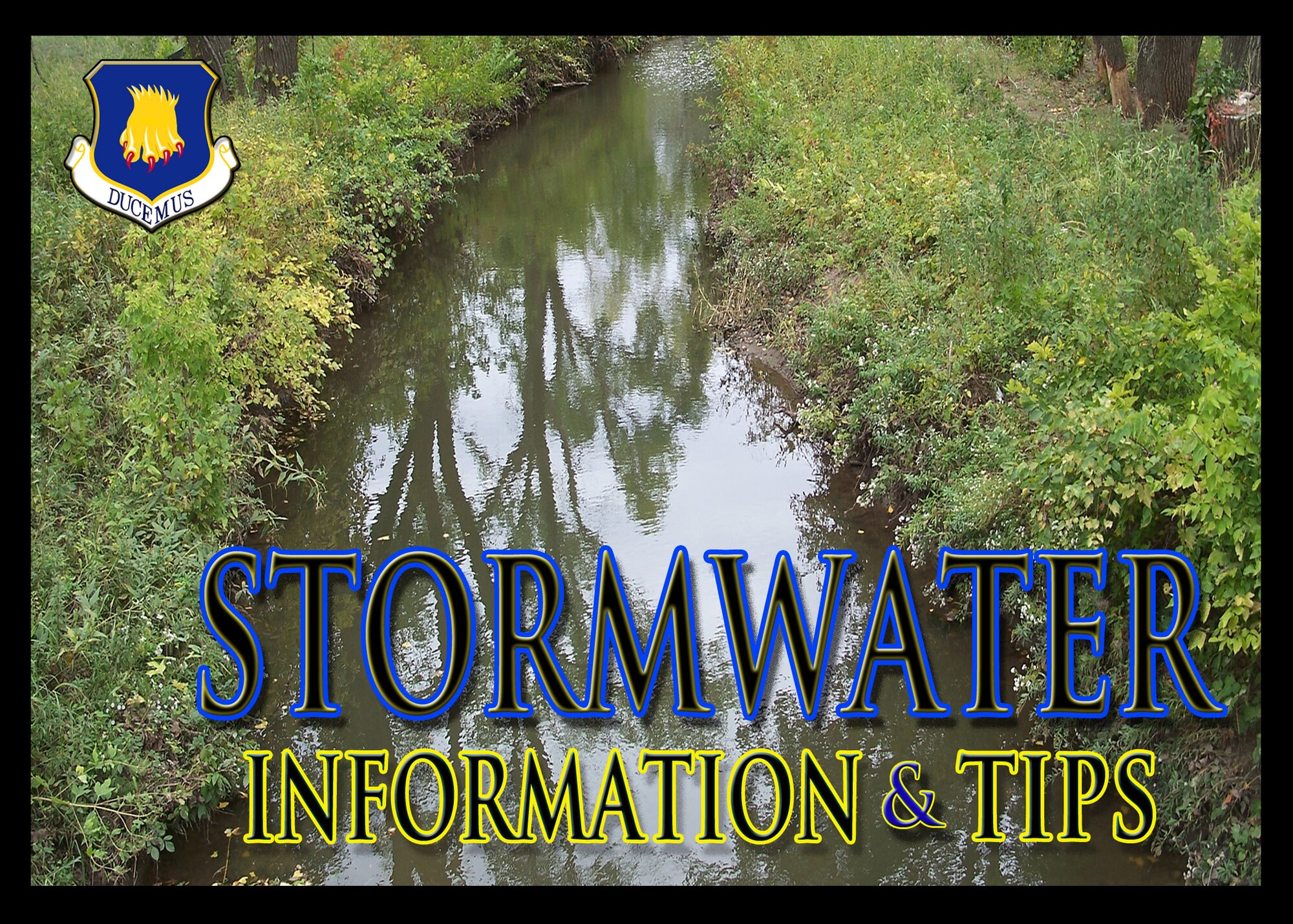 Stormwater pollution prevention tips from the 22nd Civil Engineer Squadron, McConnell Air Force Base, Kan. (Courtesy photo)
