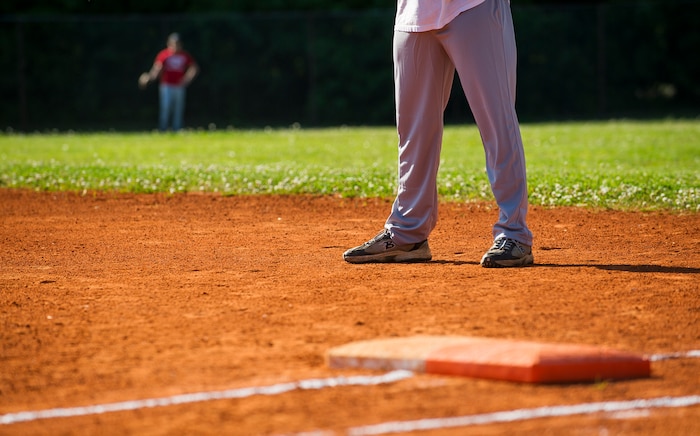 Opening Day for the Intramural Softball Season began May 14, 2013, at Joint Base Charleston – Air Base, S.C. The 437th Aircraft Maintenance Squadron team defeated the 628th Security Forces Squadron 15 – 7 in the season opener. Games are limited to one hour. If time expires before five innings, the game will be official. (U.S. Air Force photo/Senior Airman George Goslin)