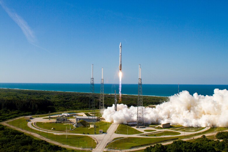 A United Launch Alliance (ULA) Atlas V rocket successfully launched the fourth Global Positioning System (GPS) IIF-4 satellite for the U.S. Air Force at 5:38 p.m. EDT, May 15, 2013, from Space Launch Complex-41, Cape Canaveral Air Force Station, Fla. Photo: ULA