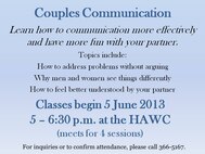 Couples communication announcment