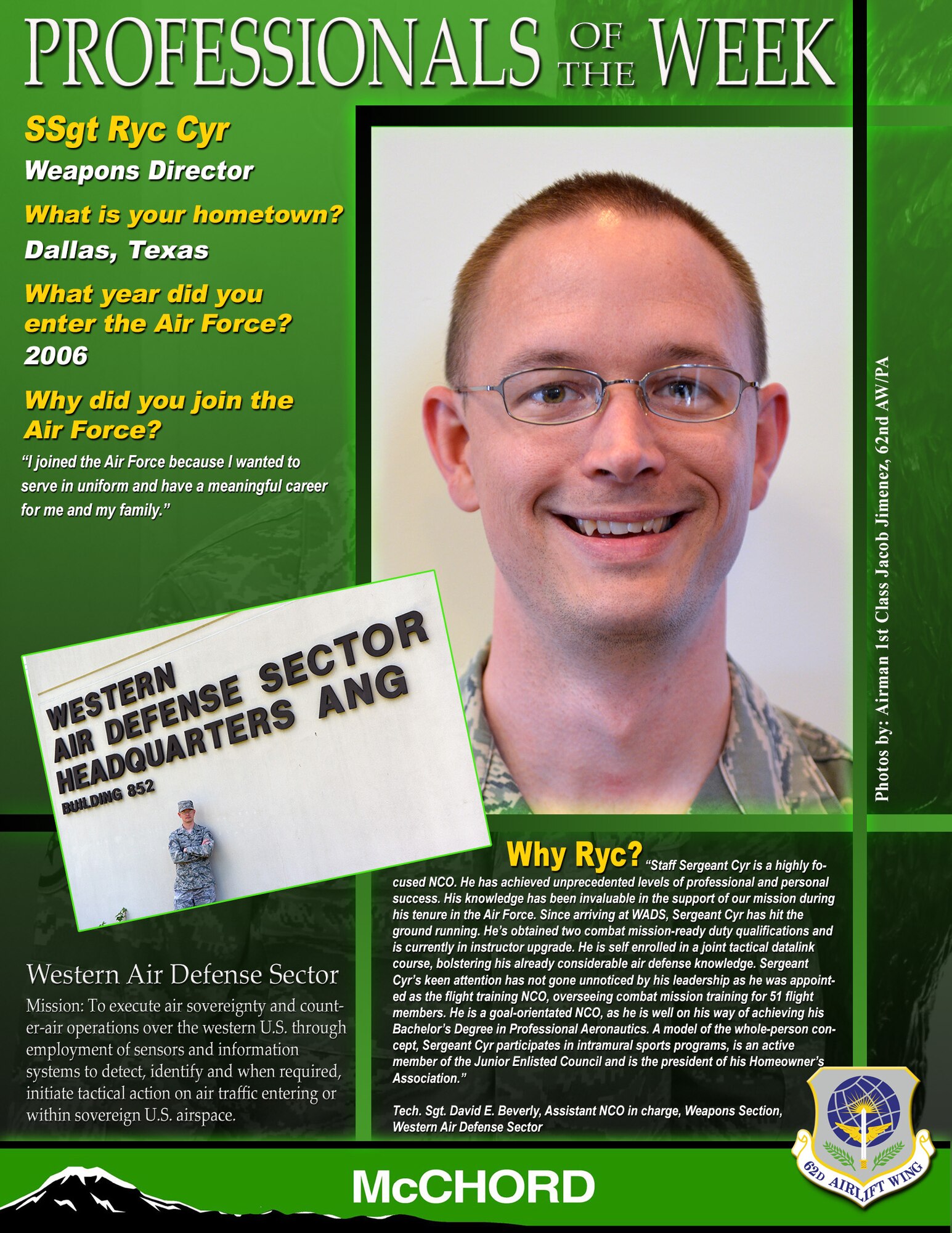 Staff Sgt. Ryc Cyr (U.S. Air Force graphic/Adamarie Lewis-Page)
