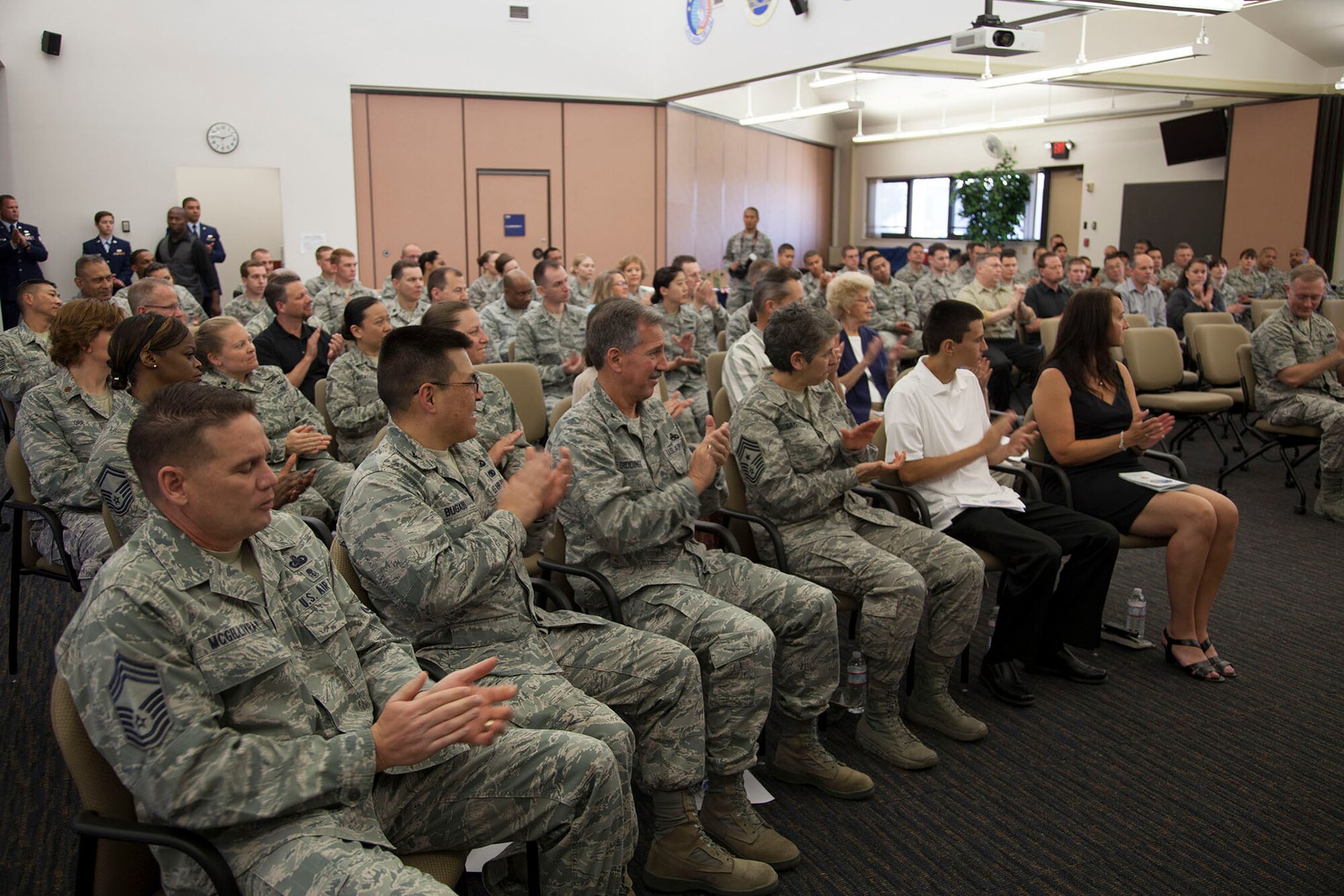 TRAVIS AIR FORCE BASE, Calif. -- Maj. Alan M Tornay accepts takes over command of the 45th Aerial Port Squadron during a change of command ceremony at May 4, 2013 at Travis Air Force Base, Calif.  (U.S. Air Force photo / Lt. Col. Robert Couse-Baker)