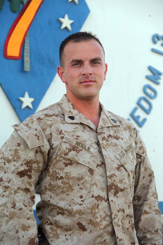 Sergeant Philip Noble, the assistant gunner and training non-commissioned officer for Regimental Combat Team 7, is responsible for coordinating Reset, Staging, Onward movement and Integration for all coalition forces that arrive in Helmand province. Noble, a 32-year-old native of Corsicana, Texas, recently received an award from International Security Assistance Forces Joint Command, the second highest command in Afghanistan, for being "the foremost authority on training and RSO&I in Afghanistan." He has deployed 4 times to Iraq and twice to Afghanistan. 

Editors Note: Reset, Staging, Onward movement, and Integration is the initial process each coalition force unit must go through upon arrival in Afghanistan. It includes refresher-training courses, live-fire ranges, counter improvised explosive device training and movement to the unit's area of operation.