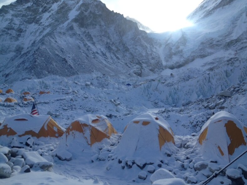 Camp 2. (Courtesy of USAF 7 Summits)