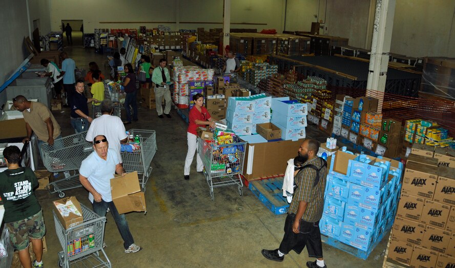 Homestead Air Reserve Base is scheduled to hold a commissary case lot sale July 12 through 14 from 9 a.m. to 5 p.m. each day. The sale, held in conjunction with the Jacksonville, Fla. commissary, is offering online ordering, available until June 22. The sale also features truckloads of merchandise available for purchase on site. (U.S. Air Force photo/Senior Airman Jaimi Upthegrove)