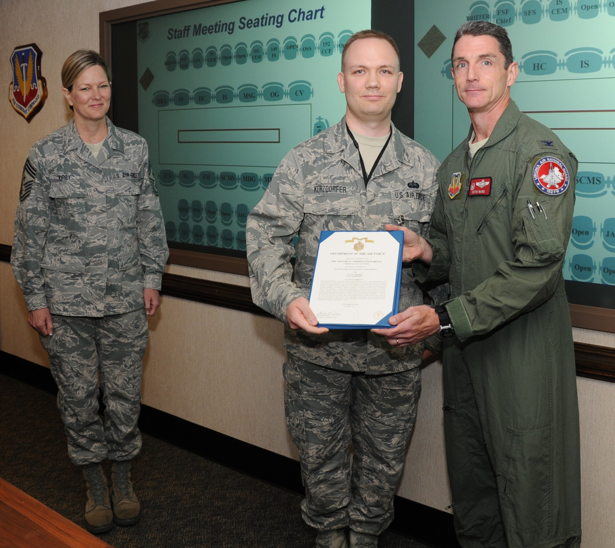 VaANG member awarded for heroic effort.