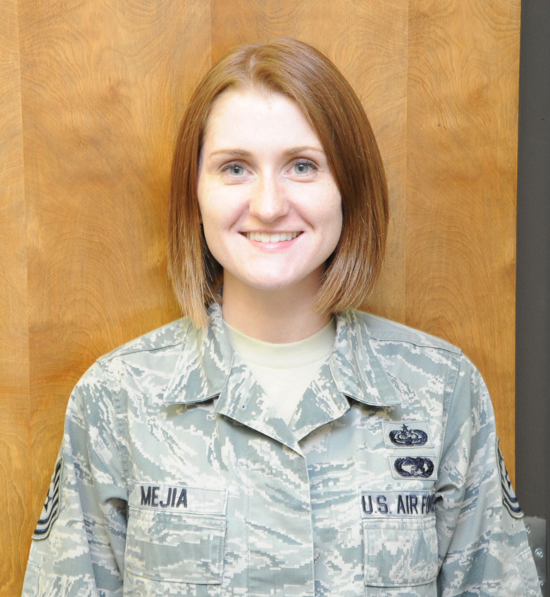 Tech Sgt. Anna Mejia, a 82nd Training Wing inspection manager, was selected as the commander's wingman of choice. She was selected based on her professionalism and work ethic. (U.S. Air Force photo by Airman 1st Class Jelani Gibson) 