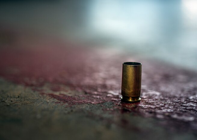 Service members, civilians, dependents and retirees from the base and local community useM-9 pistols during the Security Forces Shooting Competition May 15, 2013, at Joint Base Charleston – Air Base, S.C. In honor of National Police Week, JB Charleston held a Guns and Hoses competition, Military Working Dog demonstration and a Retreat ceremony at the JB Charleston - Air Base flagpole. (U.S. Air Force photo/ Senior Airman Dennis Sloan)