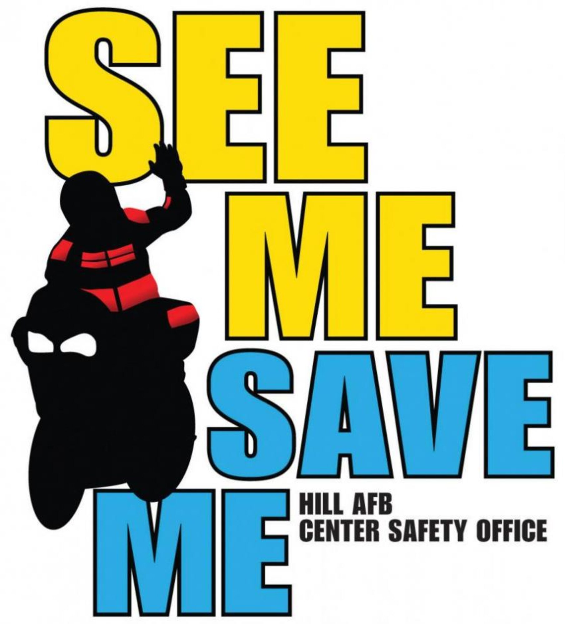 Hill Air Force Base, Utah, holds a 'See Me, Save Me' safety campaign annually to raise vehicle operators' awareness of motorcycles on the road.