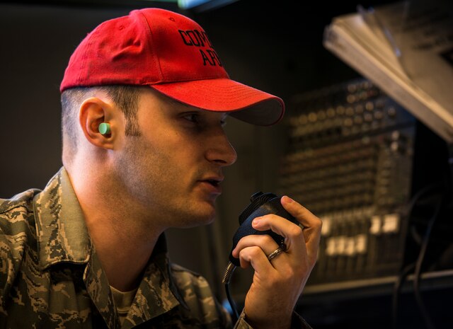 A team of four Marines from Naval Consolidated Brig Charleston compete in the Security Forces Shooting Competition May 15, 2013, at Joint Base Charleston – Air Base, S.C. Service members, civilians, dependents and retirees from the base and local community competed in teams of four against one another in honor of National Police Week. (U.S. Air Force photo/ Senior Airman Dennis Sloan)